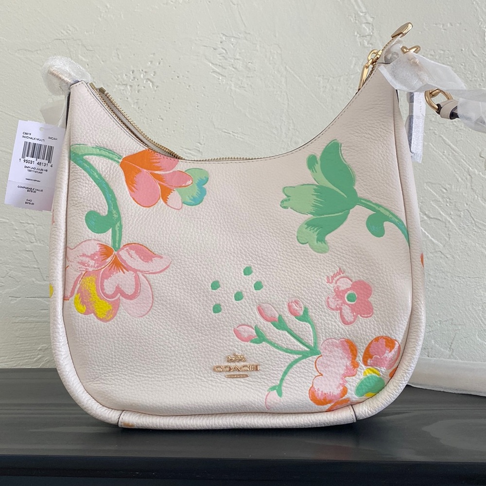 Floral Coach cross body